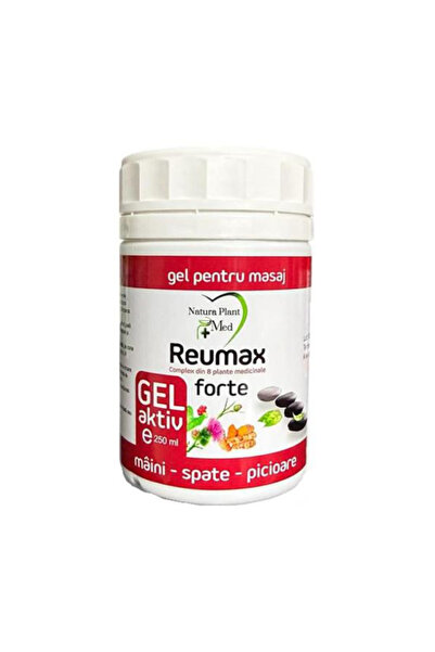 Natura Plant Gel Aktiv Reumax Forte 8 Plante Medicinale Poieni, 250 ml