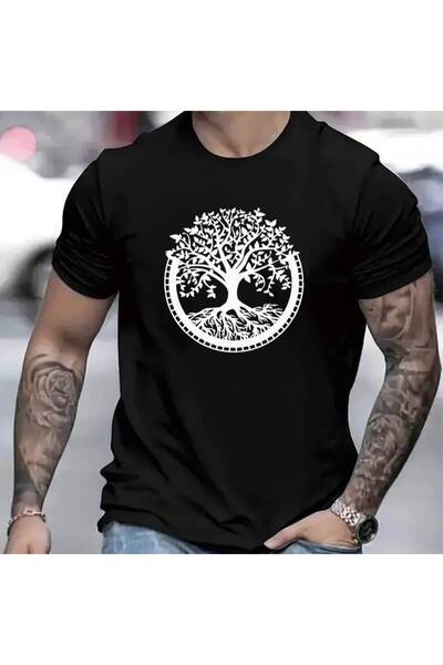 NOURAM Mens TShirt Comfortable Crew Neck Casual ShortSleeves Soft Breathable ...