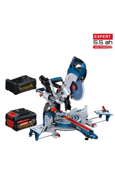 Bosch GCM 18V-216 DC 1x5,5 Ah Expert Akülü Gönye Kesme Makinesi