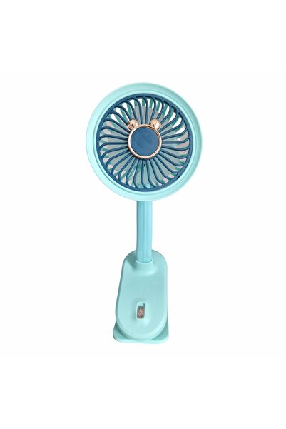 Naimeed Company Ventilator, cu baterie, Naimeed D5861, USB, Turcoaz, 105x240x...