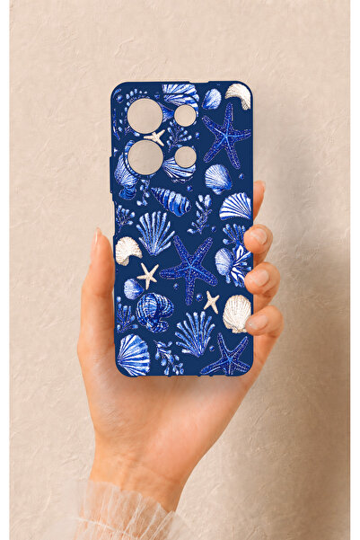 Vip Case İnfinix Note 30 Uyumlu Deniz Kabuğu Desenli Silikon Kılıf
