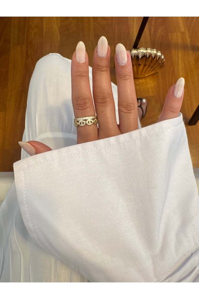 KİUSS Double Design Gold Ring