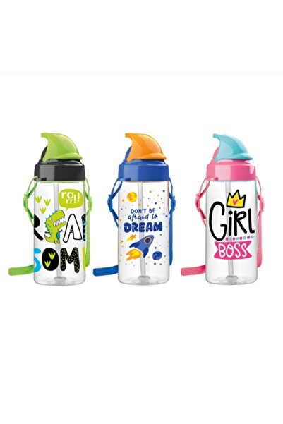 Taros Gıpta Fast Track Patterned Water Bottle 500Cc Water Bottle Different Mo...