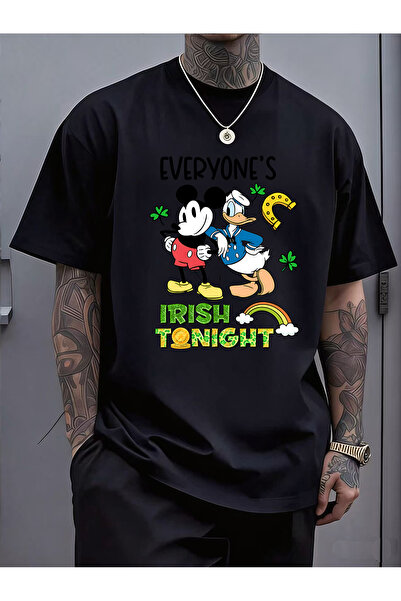 SAUDI DISNEYLAND disneyland Men and Women's 100% Cotton T-Shirt - Oversized C...