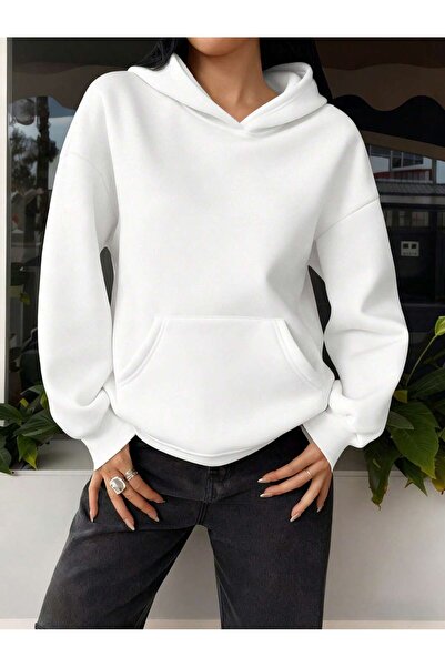 luci sports 3 Yarn Oversize Hooded Sweatshirt