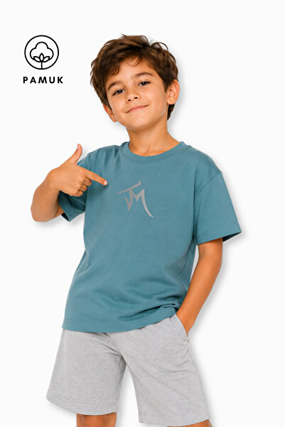 difa kids Brightly Printed Casual Short Sleeve Summer Boys' T-Shirt
