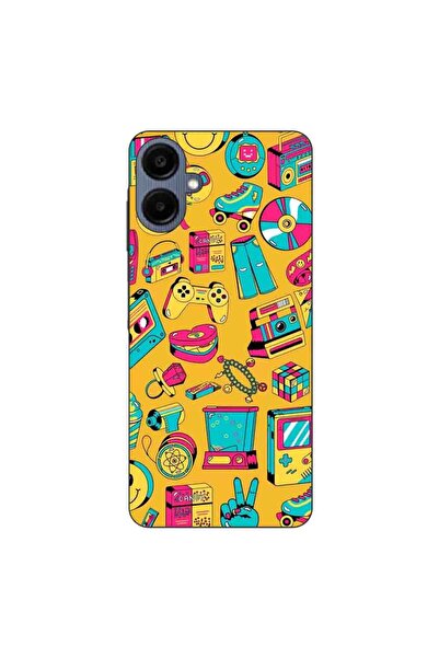 OEM Калъф, съвместим със Samsung Galaxy A06, силиконов гел TPU, с десен Поп а...