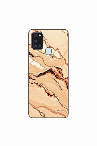 OEM Husa compatibila cu Samsung Galaxy A21s Silicon Gel Tpu Model Desert Ston...