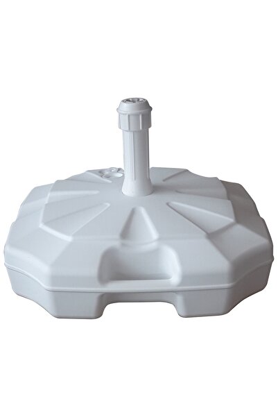 Celal Birsen 200/10 Plaj Şemsiyesi - Krem - Çantalı - Eğilebilir Başlıklı + 20 Litre Bidonlu