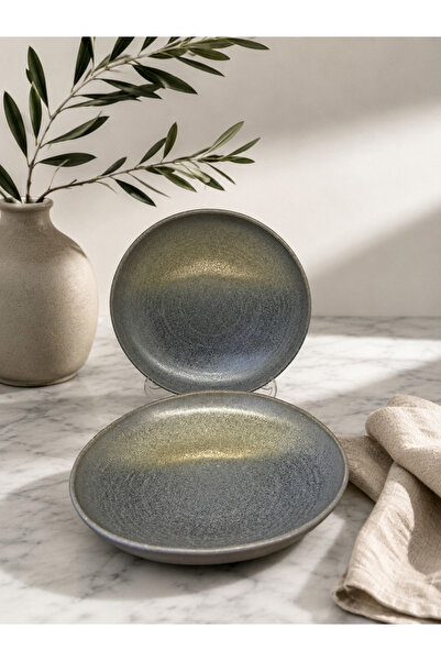 Choice 2'li Hornfels Ripple Çukur Tabak 19 cm 400 cc RİSOTTO / SALATA / GOURM...