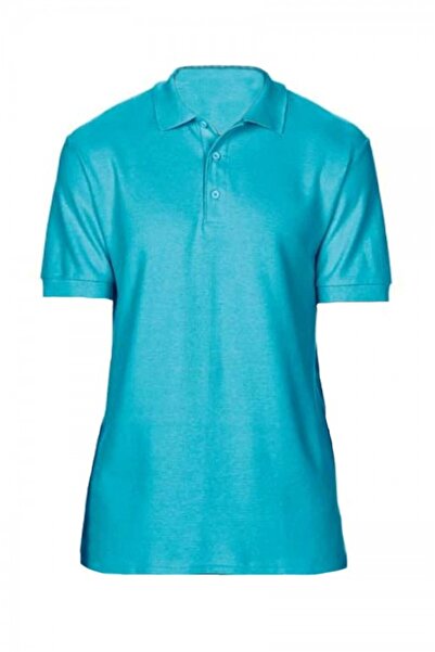GILDAN Tricou polo bărbătesc, 100% bumbac, GI 85800 Premium, albastru lagună