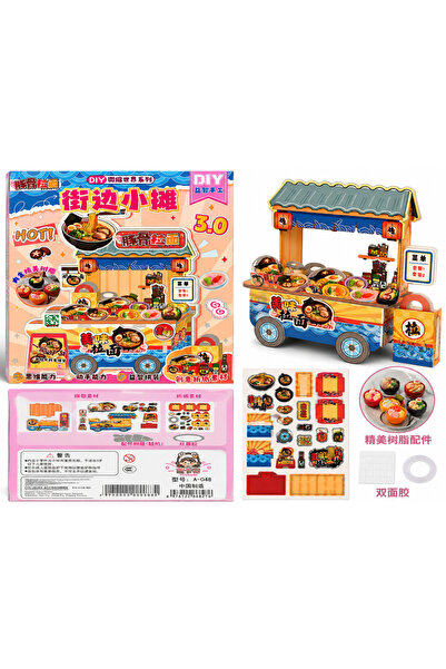 MARS KIRTASİYE VE OYUNCAK DIY Mini Ramen Dükkanı 3D Maket Seti – Sokak Lezzet...
