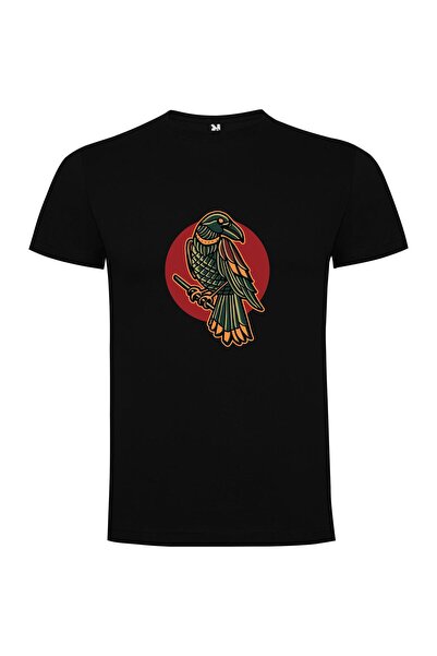 iLovePrints Death's Raven Sword Tshirt
