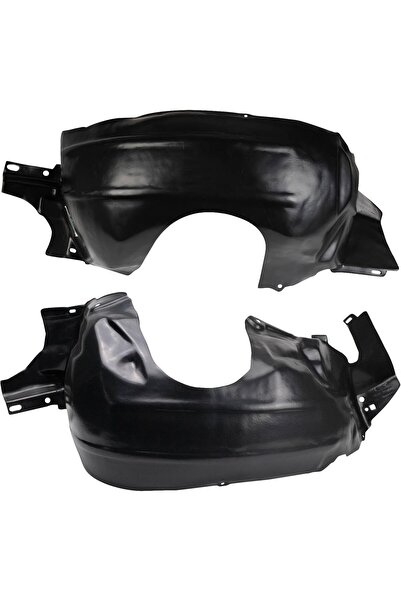 TRQ Front Inner Fender Liner Set Compatible with 1994-1998 Ford Mustang
