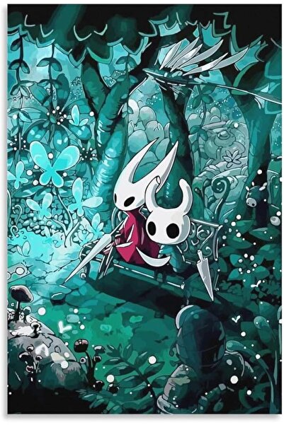 ESSESORIES Hollow Knight Music Poster Wall Art Room Decor Self Adhesive