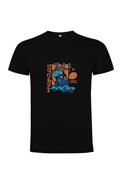 iLovePrints Cat with Umbrella: Ghibli-fied Tshirt