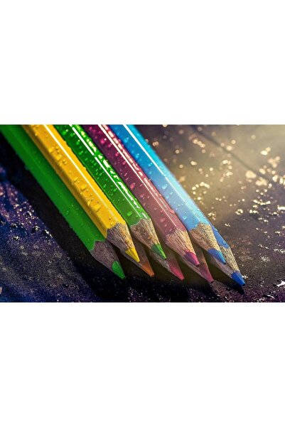 Persona Tablou Canvas, Creioane Colorate- 100 X 70 cm