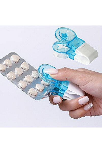 Choice 2pcs Portable Pill Taker Remover with Medicine Box Easy Blister Pack O...