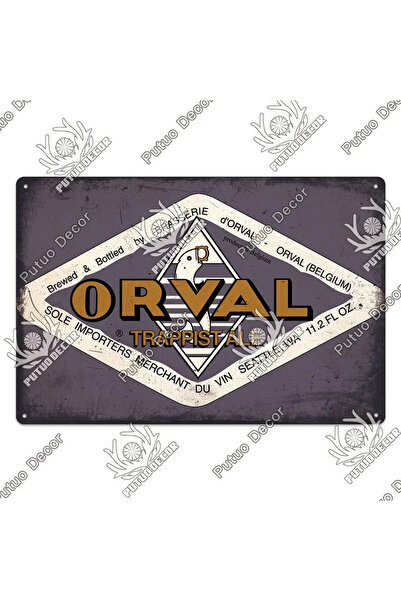 Choice19 HELLOYOUNG 20x30cm TYA1032-02 Putuo Decor Vintage Style Metal Sign -...