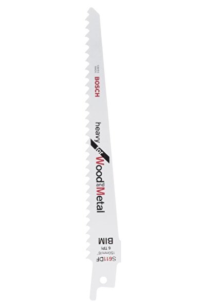 Bosch S 611 DF 100mm 2'li Ağır Hizmet Ahşap-Metal Panter Testere 2608656271