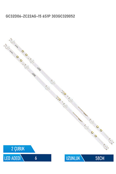 A32 A 550 B 2 Parça 32 inc Tv Led Bar