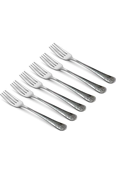 Blackstone 6 PCS Tea Fork Set Stainless Steel Mirror Polished Classic Cutlery...