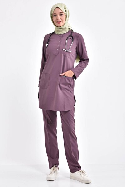 Owlet Medikal Lycra Hijab Set Dark Powder