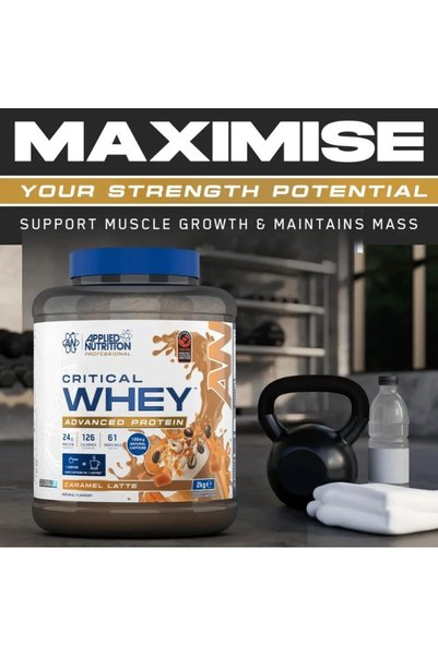 applied nutrition Critical Whey Protein Shake cu căpșuni 2kg