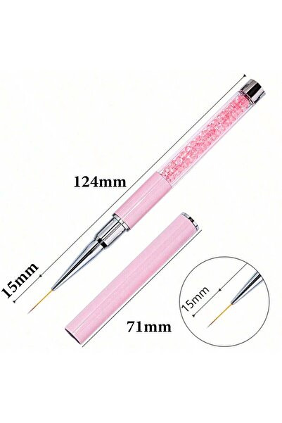Choice3 style4 5/7/9/11/13/15mm Nails Art Brush Lines Stripe Flower Painting ...
