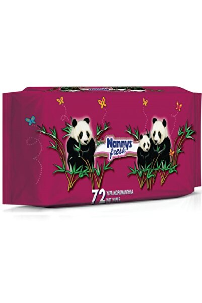 NANNYS Μωρομάντηλα fresh 72τμχ. με αυτοκόλλητη ταινία