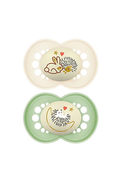 MAM Original Night Pacifier 16 μηνών+ - unisex - 2 τεμάχια