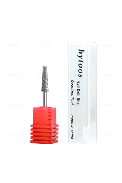 Choice1 Fine - F HYTOOS Cone Carbide Nail Drill Bits Professional Cuticle Cle...