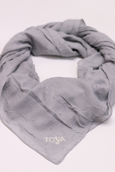 Toya Γυναικείο κασκόλ γκρι