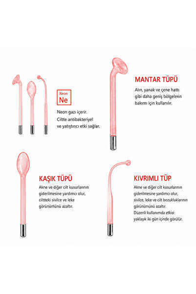 estorilcosmetic High Frekans Yedek Cam Başılkları Sonia Hydrafacial İçin