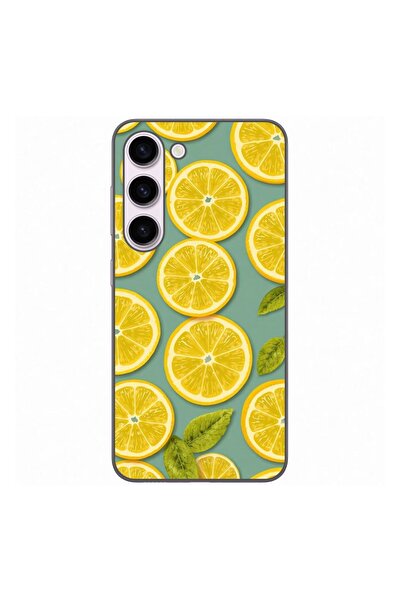 OEM Husa compatibila cu Samsung Galaxy S23 Silicon Gel Tpu Model Summer Lemon...