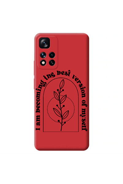 Other Xiaomi Redmi Note 11 Pro 5G I am Becoming Red Colored Silicone TPU Θήκη