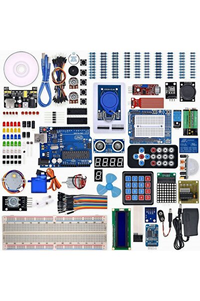 Arduino Clone HS 4809 UNO R 3 Project Most Complete Starter Kit w/ Tutorial C...
