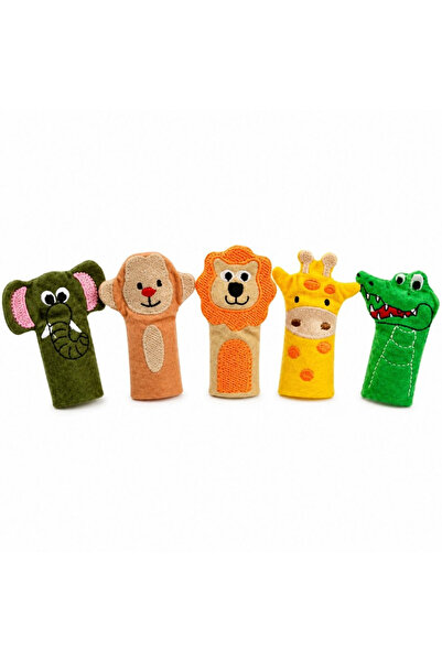 Oscar Wild Animals Finger Puppet Set 5 Pieces