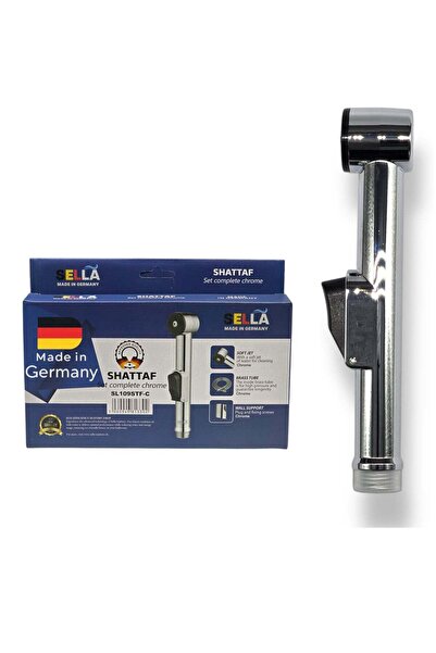sella Shattaf Set – Complete Chrome Handheld Bidet Spray for Bathroom & Toilet