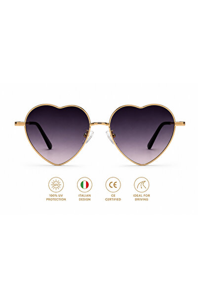 OEM Γυαλιά ηλίου, μοντέλο Amore Gold –UV400, Χρυσός σκελετός, Φακοί ντεγκραντ...
