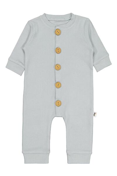 Civil Baby بدلة أساسية سادة للأطفال من 1-6 أشهر - أخضر