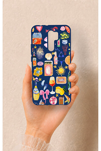 Vip Case Redmi 9 Uyumlu Summer Desenli Silikon Kılıf