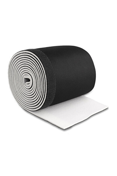 unbranded Ταινία νεοπρενίου τύπου Velcro TIES-038, 13.5cm, 3m, μαύρη/λευκή