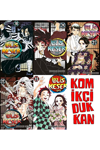 Gerekli Şeyler Yayıncılık İBLİS KESER 19-20-21-22-23 SET (KD 5 KİTAP MANGA SE...