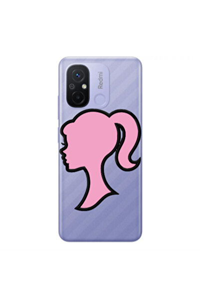 Other Xiaomi Redmi 12C Line girl Transparent Silicone TPU Θήκη