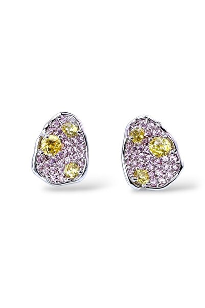neslyaccessories أقراط ليلك أورا الفضية