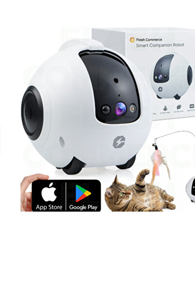 SRIHOME Robot Inteligent pentru animale Flash Commerce, camera robotizata , c...
