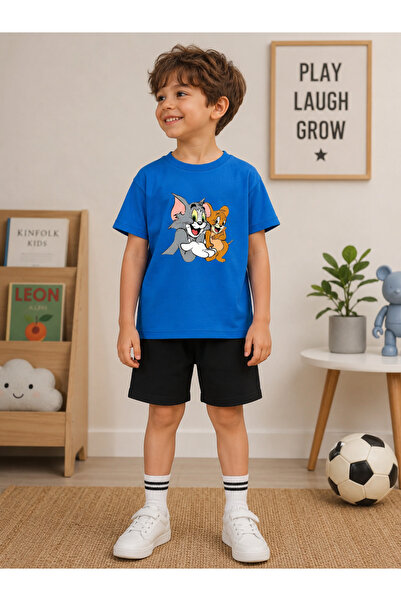 SAINT YUX Tom and Jerry Printed Boys' and Girls' Set 2 Pieces