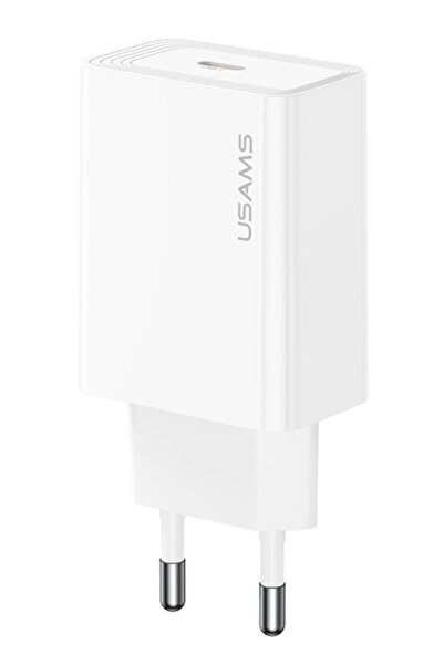 Usams φορτιστής τοίχου CC325, USB-C, 20W, λευκός