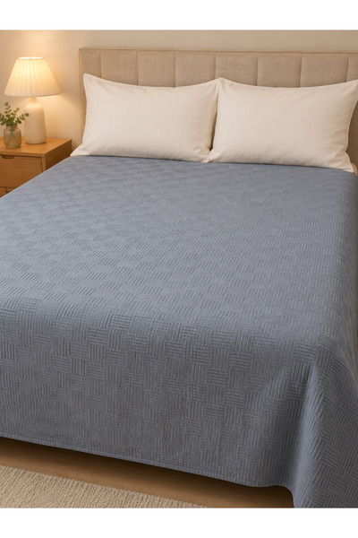 Generic Brand Double Pique Coverlet 100% Cotton